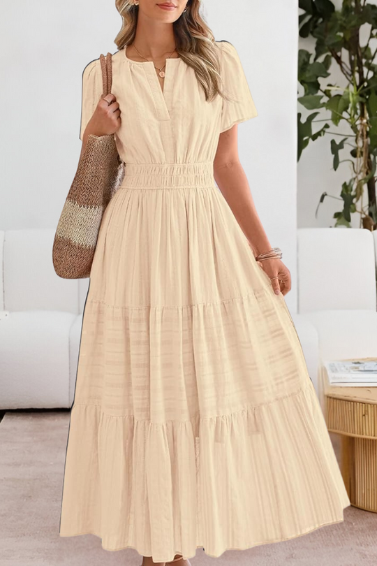 FREYA – ZONNIGE CHARME MAXI-JURK MET LAGEN 8