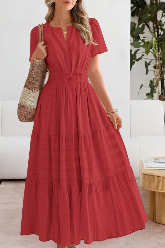 FREYA – ZONNIGE CHARME MAXI-JURK MET LAGEN 9