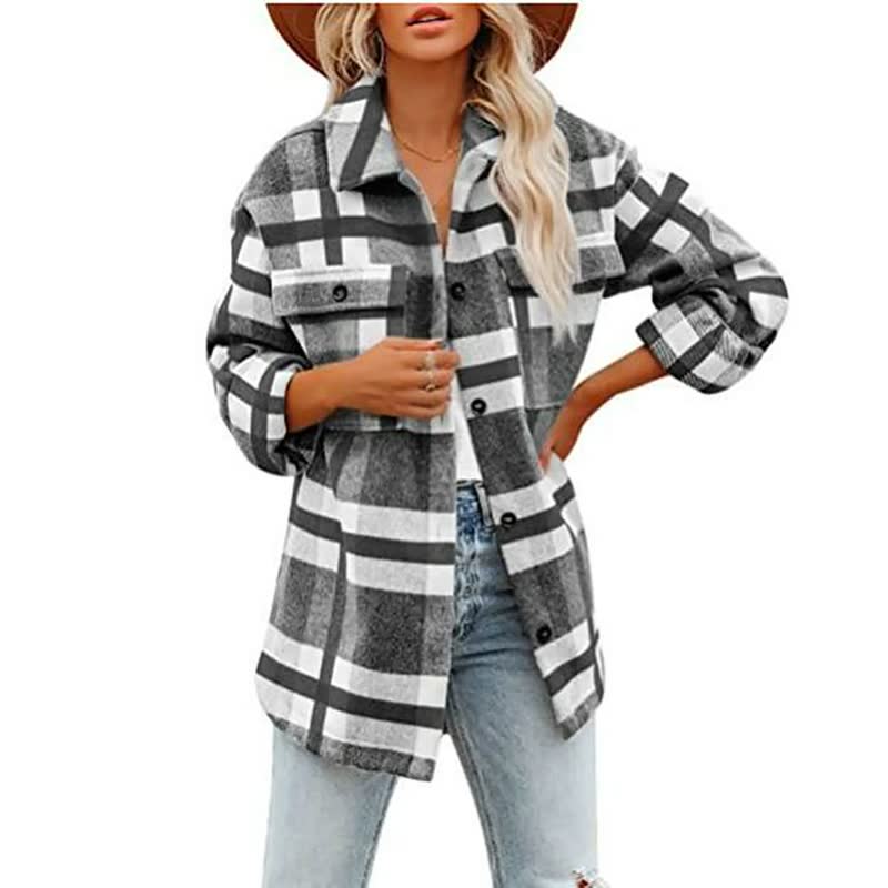 ComfyFlannel™: Comfortabele En Unieke Blouse Voor Dames 2