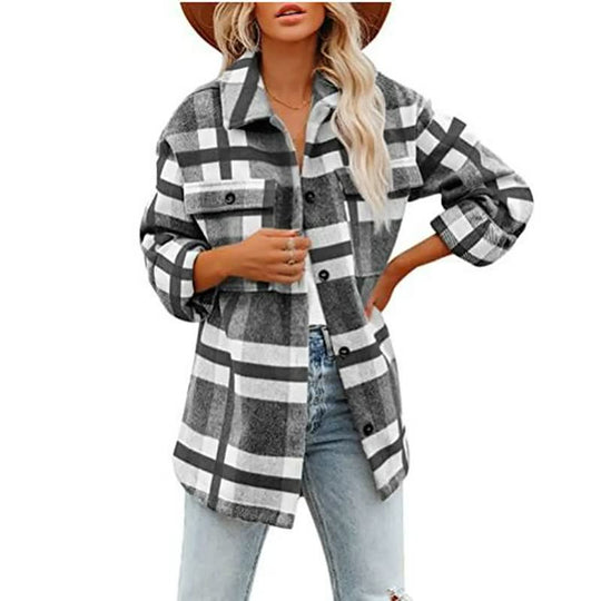ComfyFlannel™: Comfortabele En Unieke Blouse Voor Dames 2
