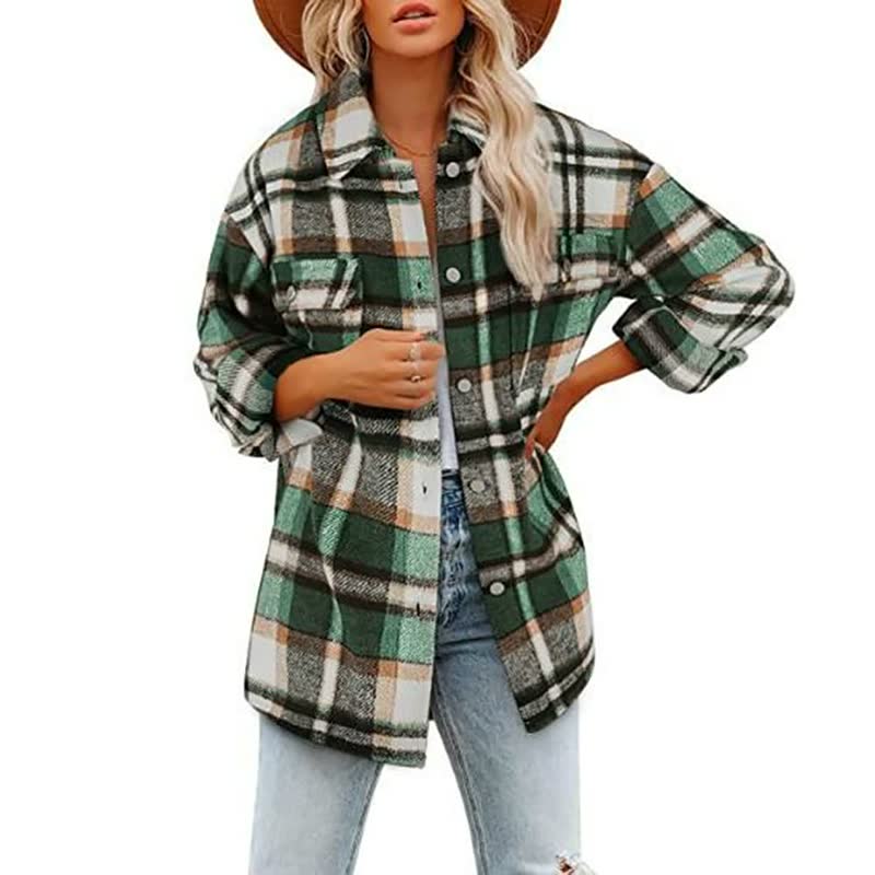 ComfyFlannel™: Comfortabele En Unieke Blouse Voor Dames 4