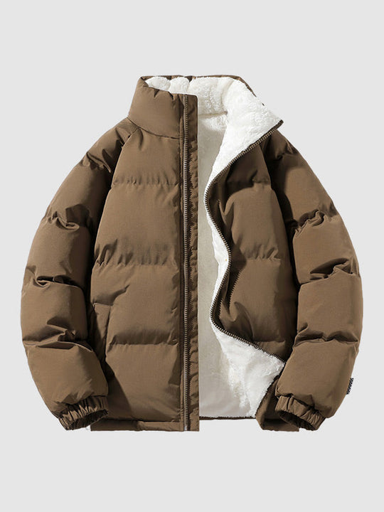 Fleece-Gevoerd Pufferjack | Warm | Lichtgewicht | Casual Winter Jas