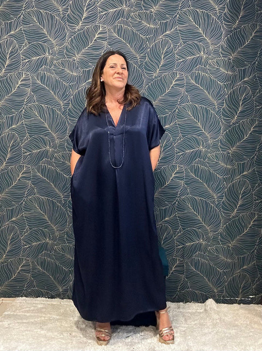 Fließendes Maxi-Sommerkleid Damen - Manica
