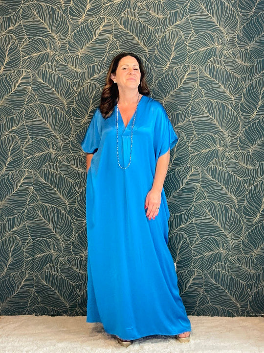 Fließendes Maxi-Sommerkleid Damen - Manica