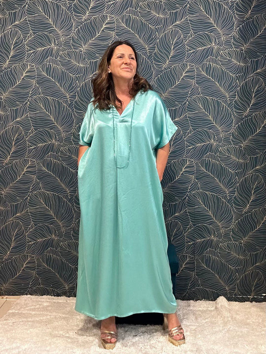 Fließendes Maxi-Sommerkleid Damen - Manica