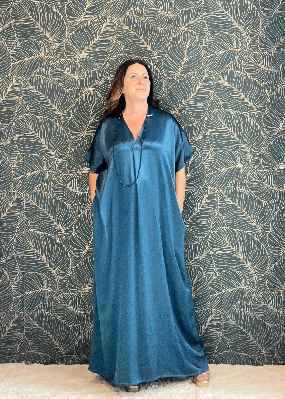 Fließendes Maxi-Sommerkleid Damen - Manica
