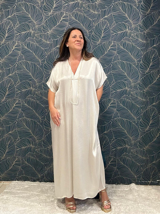 Fließendes Maxi-Sommerkleid Damen - Manica