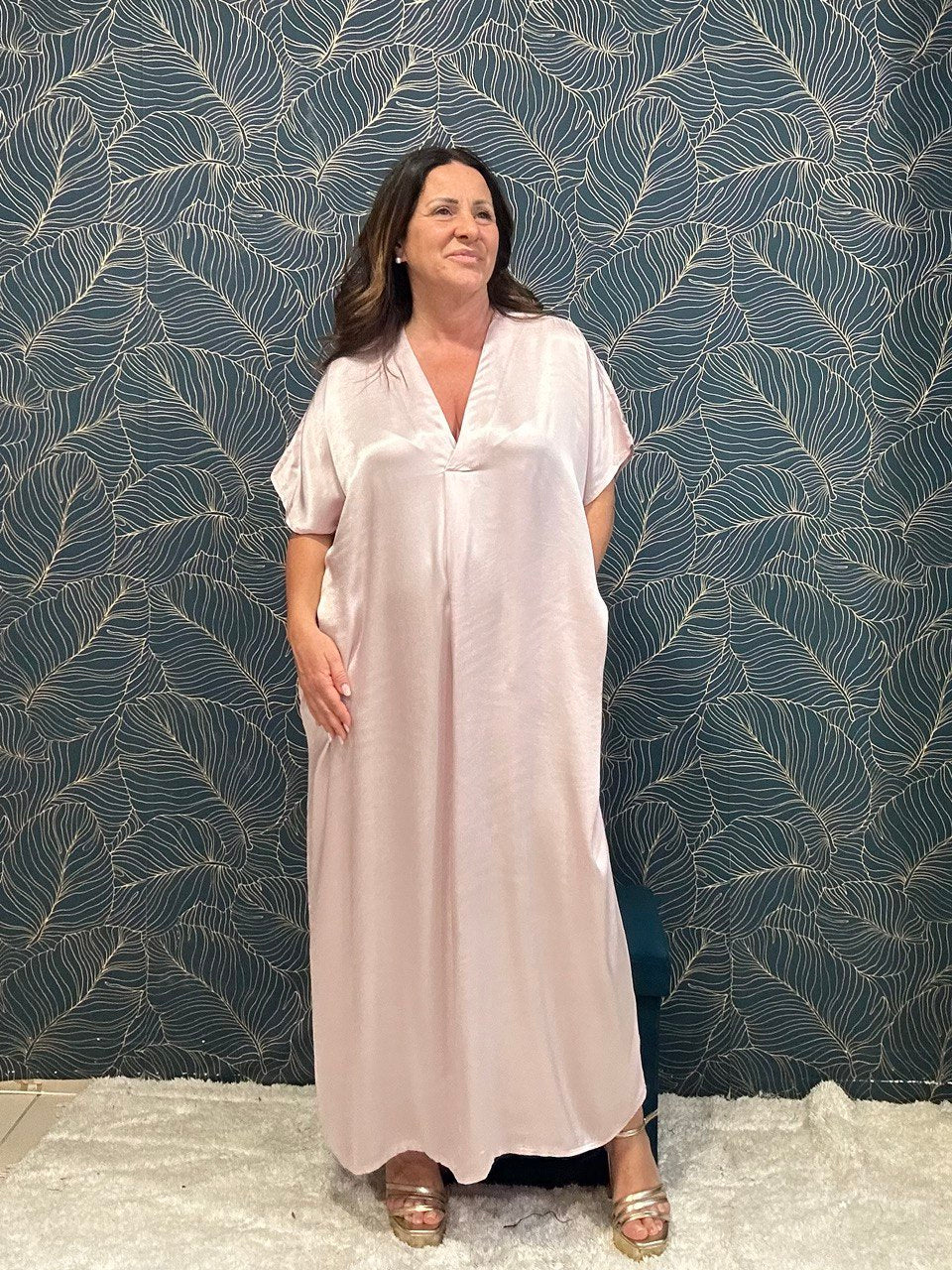 Fließendes Maxi-Sommerkleid Damen - Manica