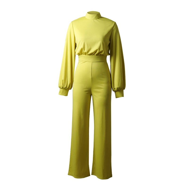 Formeller Eleganter Jumpsuit Damen mit Langen Ärmeln - Evelyn 4