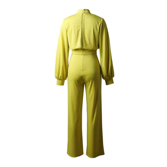 Formeller Eleganter Jumpsuit Damen mit Langen Ärmeln - Evelyn 5