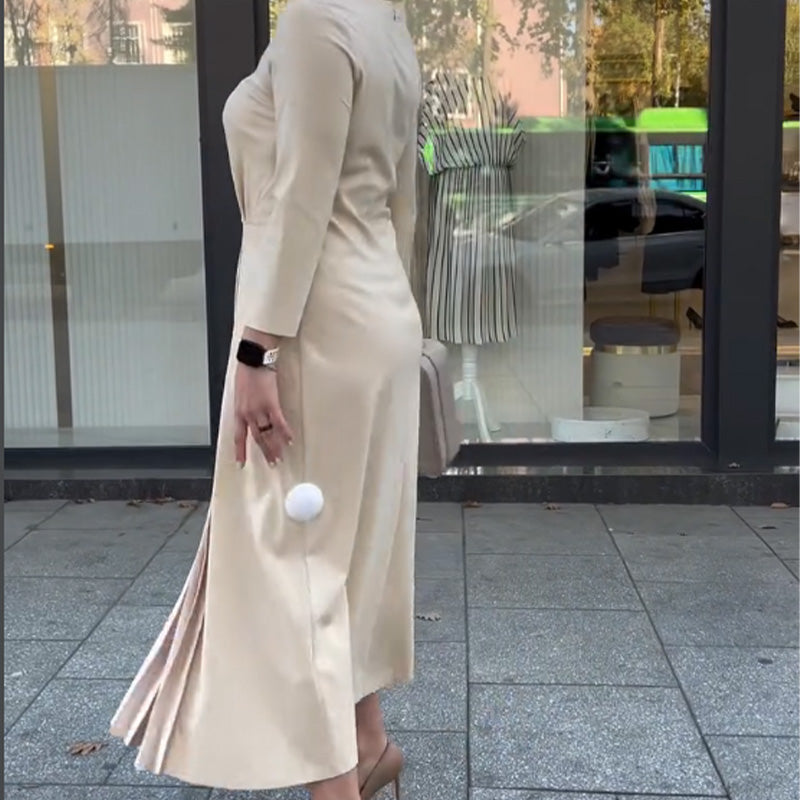 Formelles Maxikleid Damen mit Langen Ärmeln - Irene 6