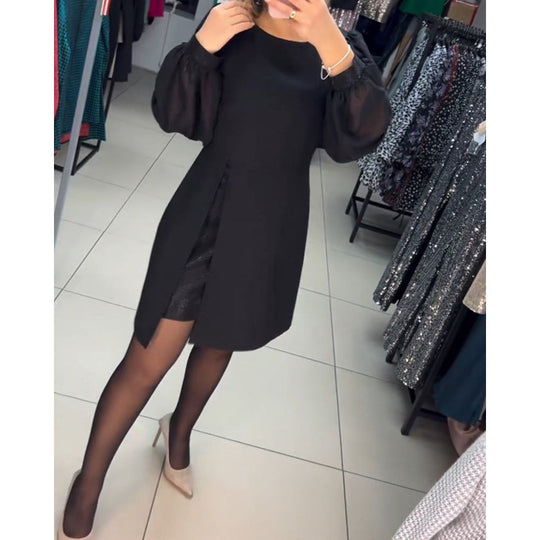 Formelles Mini-A-Linien-Kleid Damen - Vivian 4