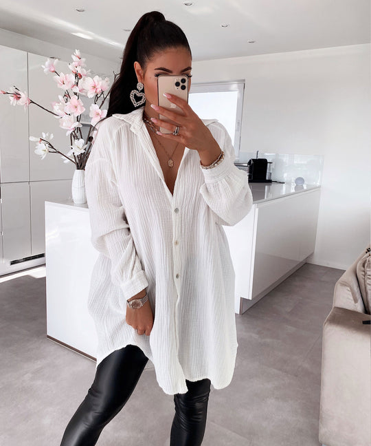 Freya | Zomerblouse van zachte katoenen mousseline 1