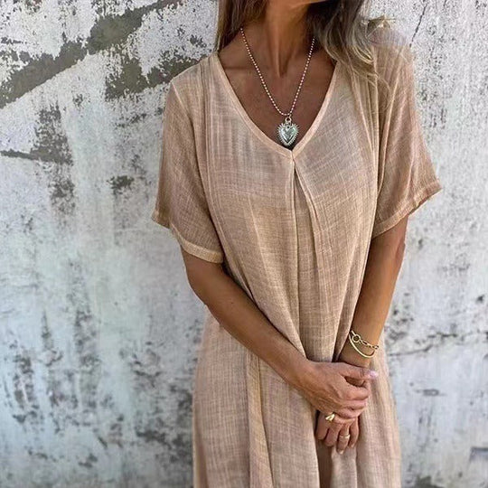Frisches Midi-Sommerkleid Damen - Manon