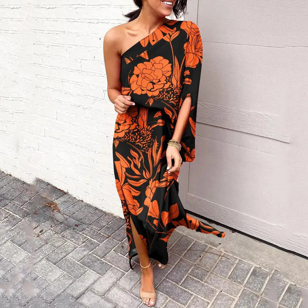 Geblümtes Maxi-Sommerkleid Damen - Camille 2