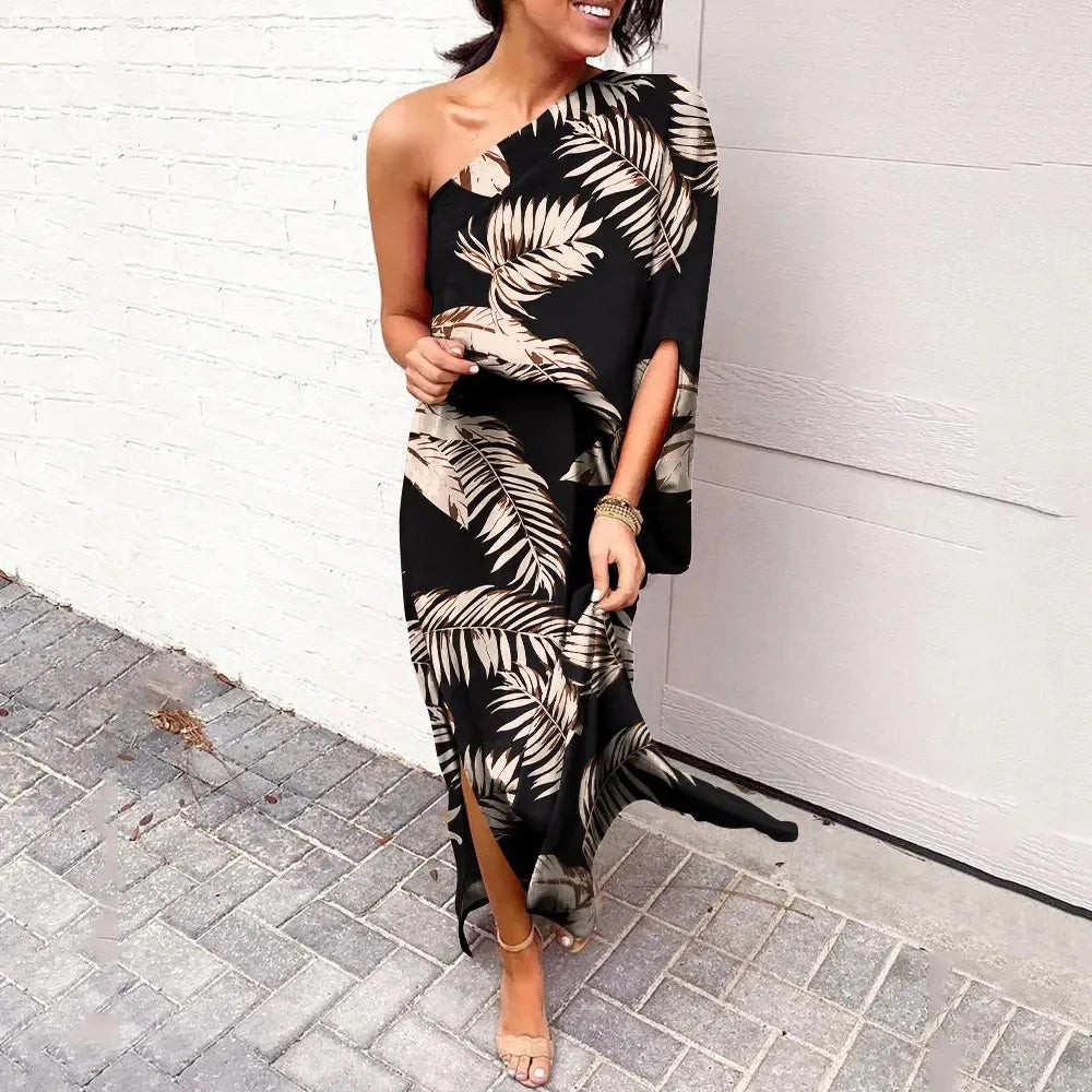 Geblümtes Maxi-Sommerkleid Damen - Camille 6