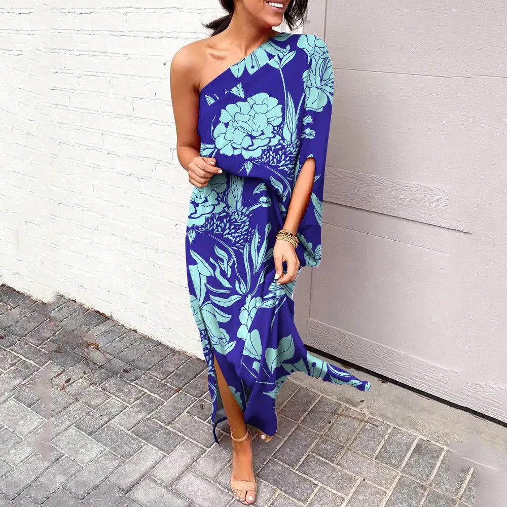 Geblümtes Maxi-Sommerkleid Damen - Camille 8