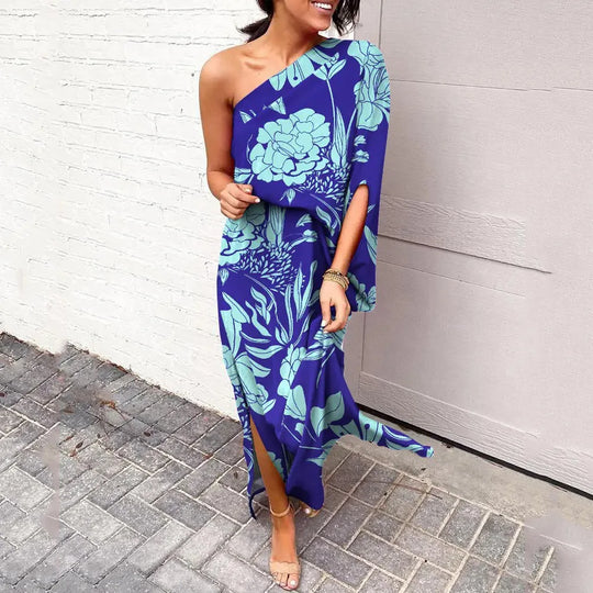 Geblümtes Maxi-Sommerkleid Damen - Camille 8