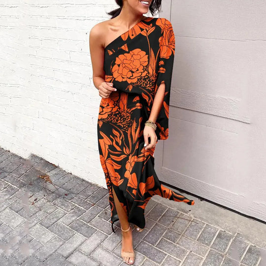 Geblümtes Maxi-Sommerkleid Damen - Camille 9