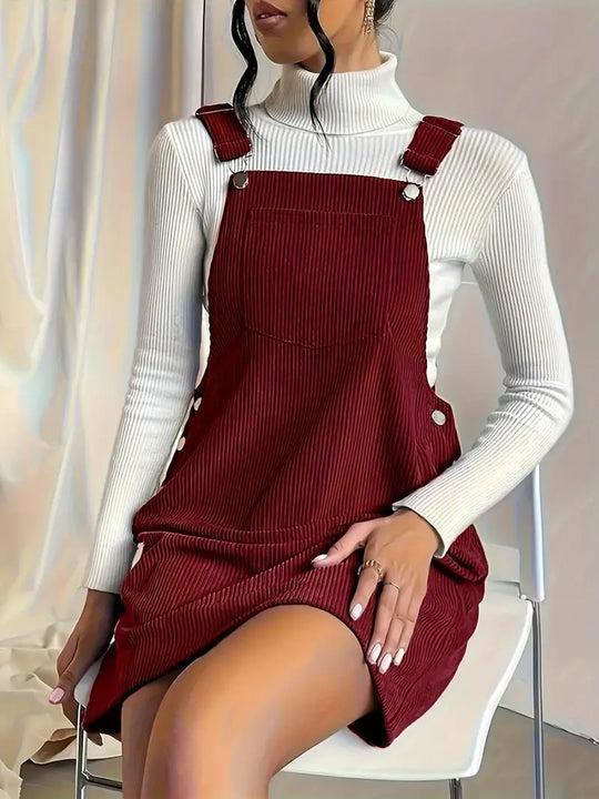 Gebreide mini zomeroverall voor dames - Bobby