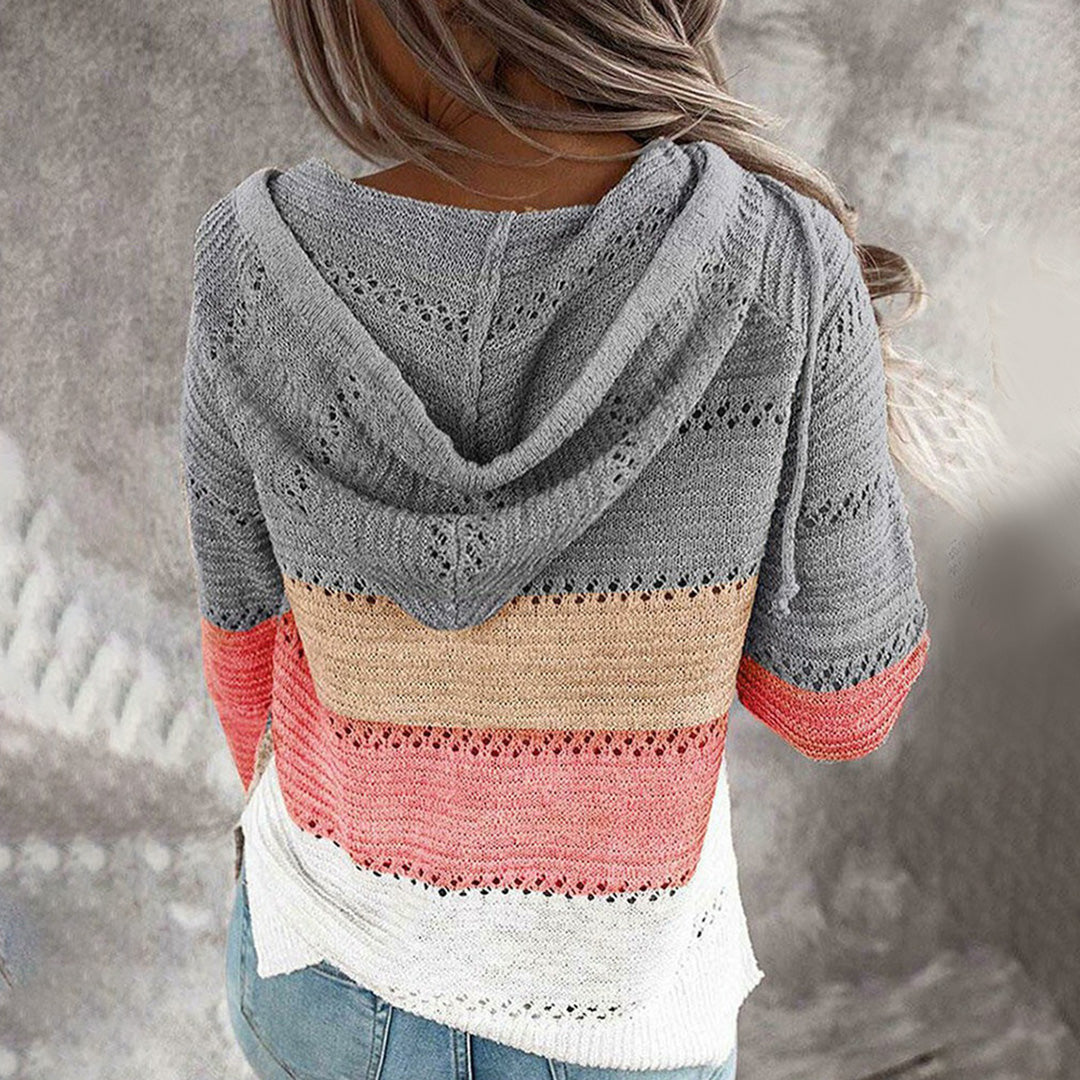 Gebreide Trui - V-hals & Strikdetail 6