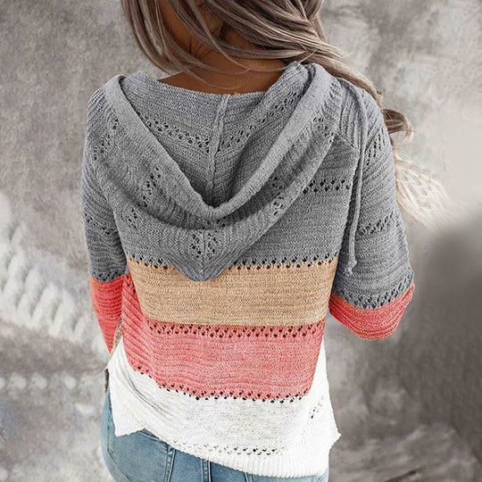 Gebreide Trui - V-hals & Strikdetail 6