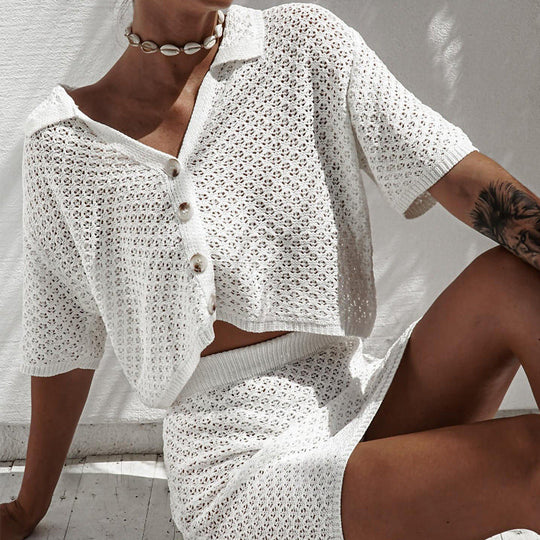Gehäkeltes Sommer-Set Damen - Serena