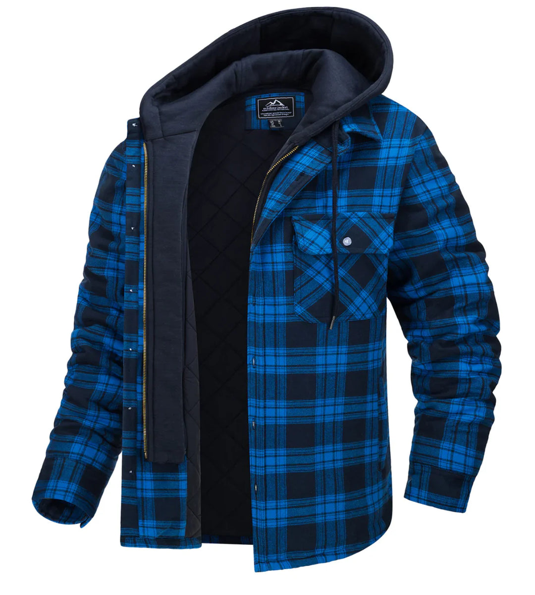 Geruite Jack Heren | Capuchon & Warm