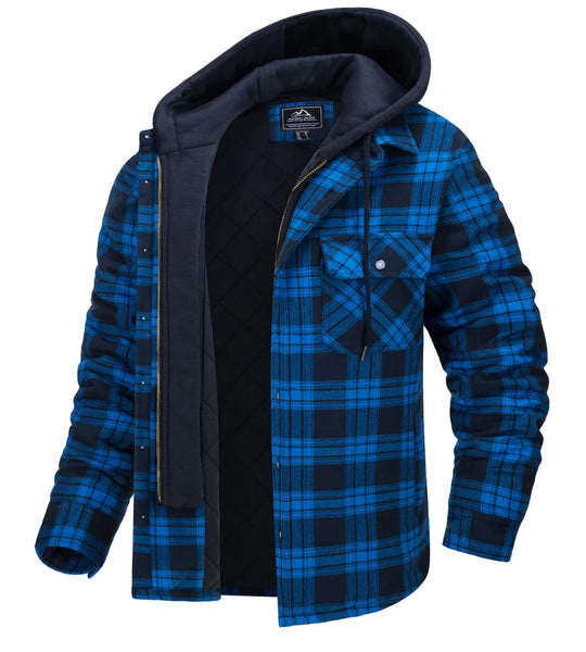 Geruite Jack Heren | Capuchon & Warm