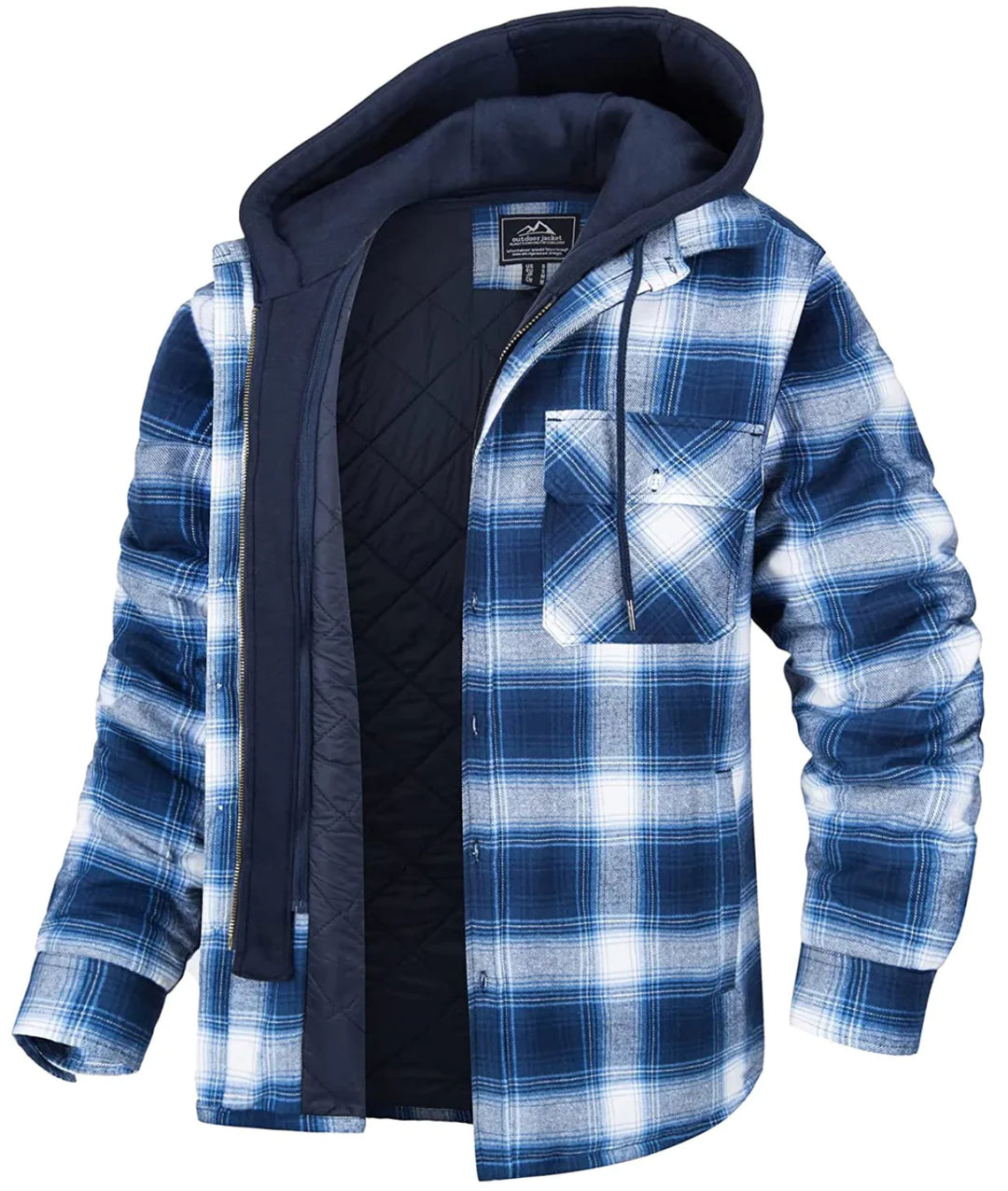 Geruite Jack Heren | Capuchon & Warm