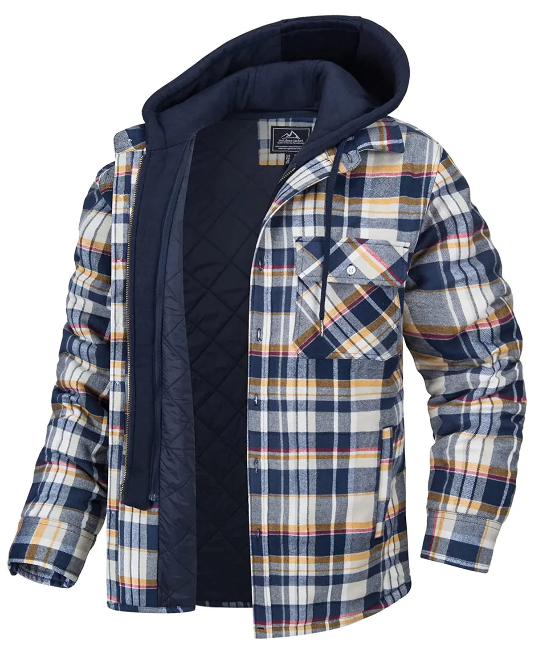 Geruite Jack Heren | Capuchon & Warm