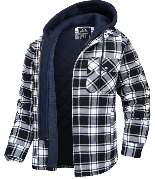 Geruite Jack Heren | Capuchon & Warm