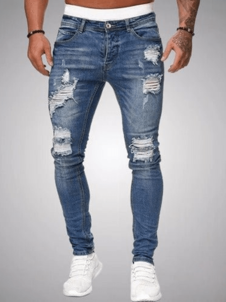Gescheurde jeans voor heren | Slim fit 2