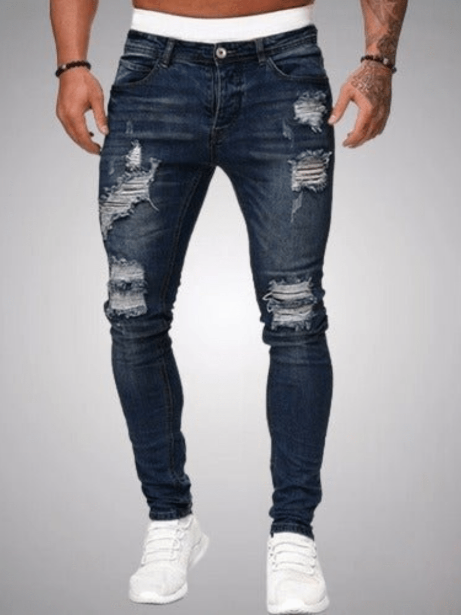 Gescheurde jeans voor heren | Slim fit 3