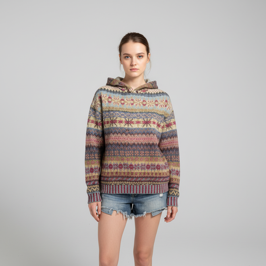 Gestreepte Dames Hoodie - Claudia 2