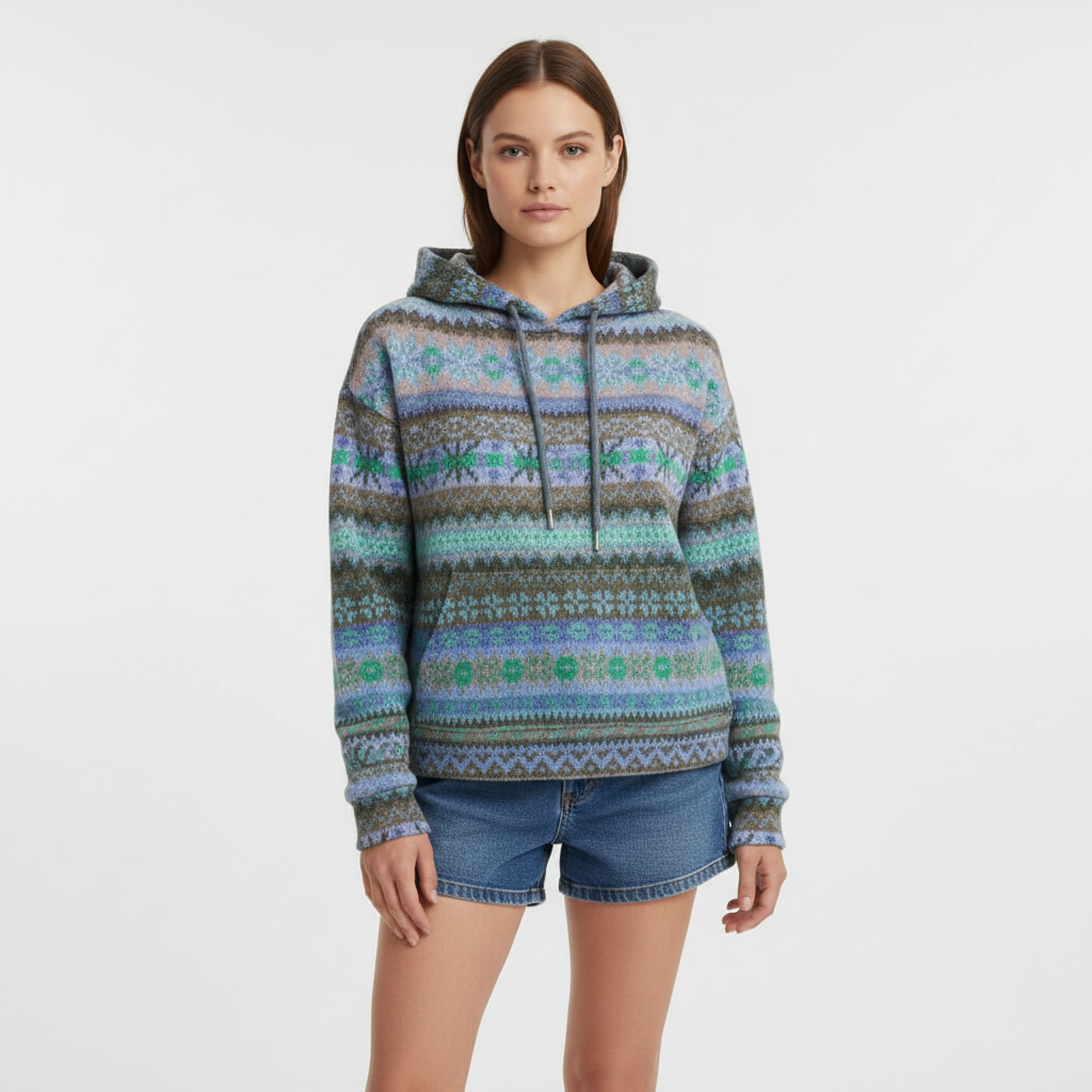 Gestreepte Dames Hoodie - Claudia 5