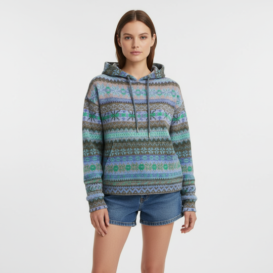 Gestreepte Dames Hoodie - Claudia 5