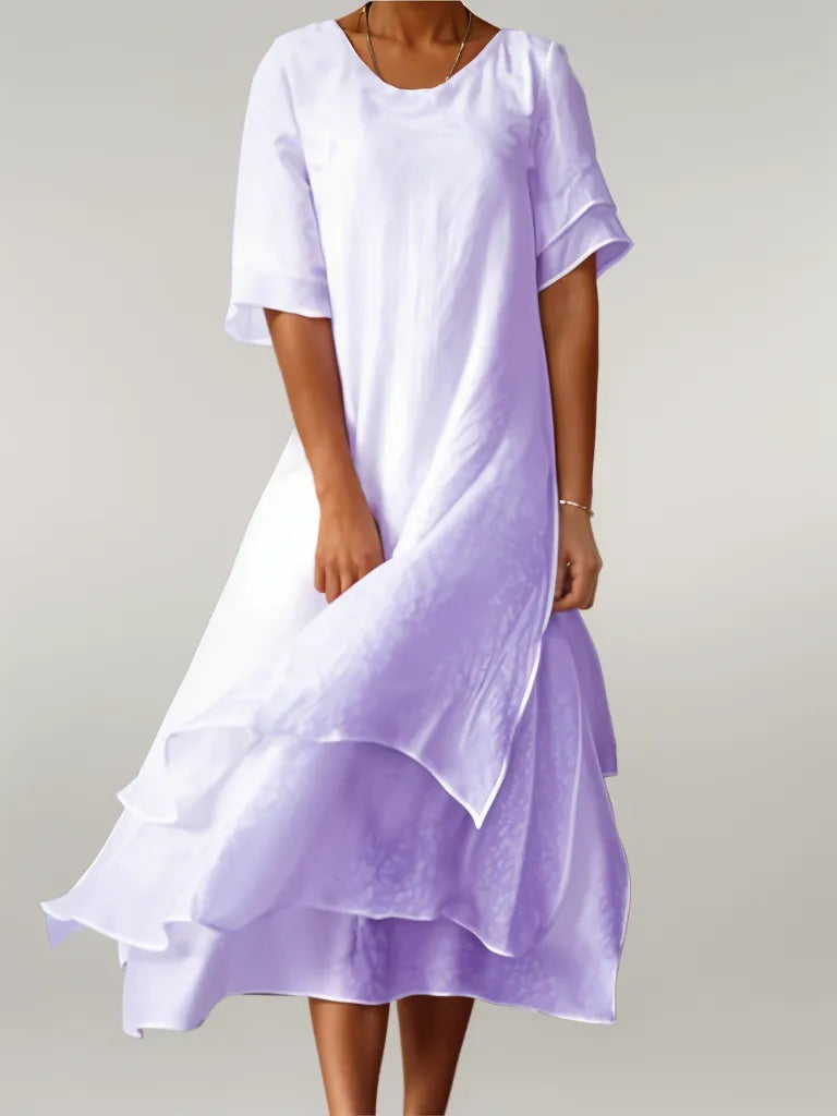 Gestuftes Mini-Sommerkleid Damen - Marie 10