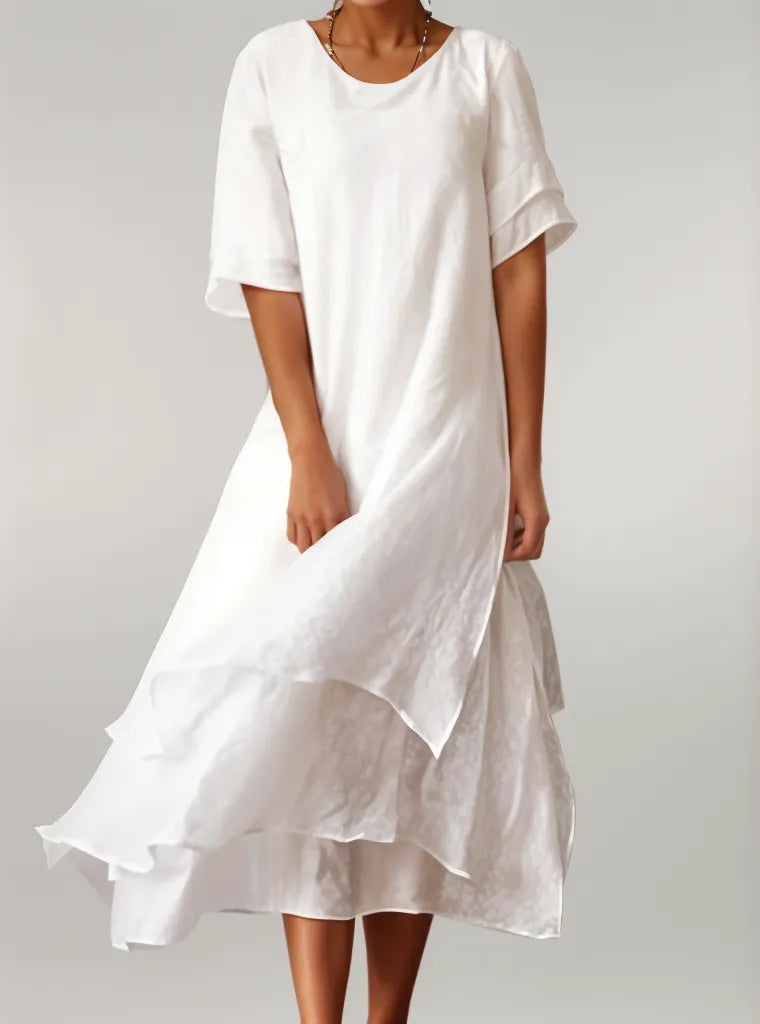 Gestuftes Mini-Sommerkleid Damen - Marie 2