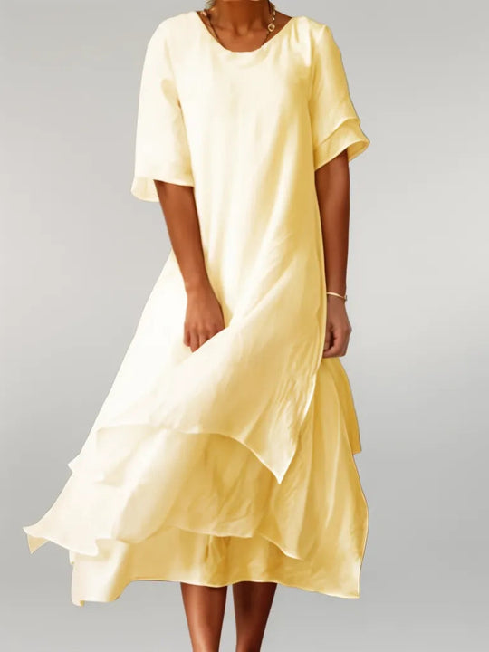 Gestuftes Mini-Sommerkleid Damen - Marie 8