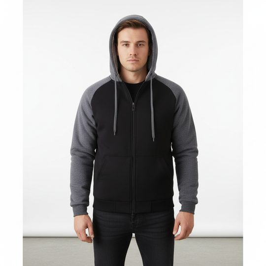 Gevoerd herenhoodie - Moritz 0
