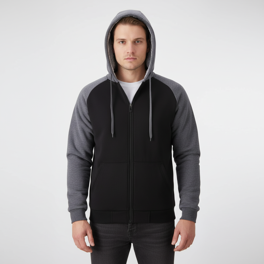 Gevoerd herenhoodie - Moritz 2