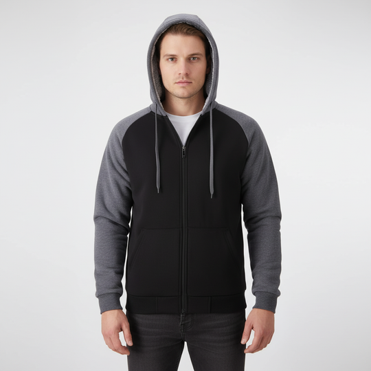 Gevoerd herenhoodie - Moritz 2