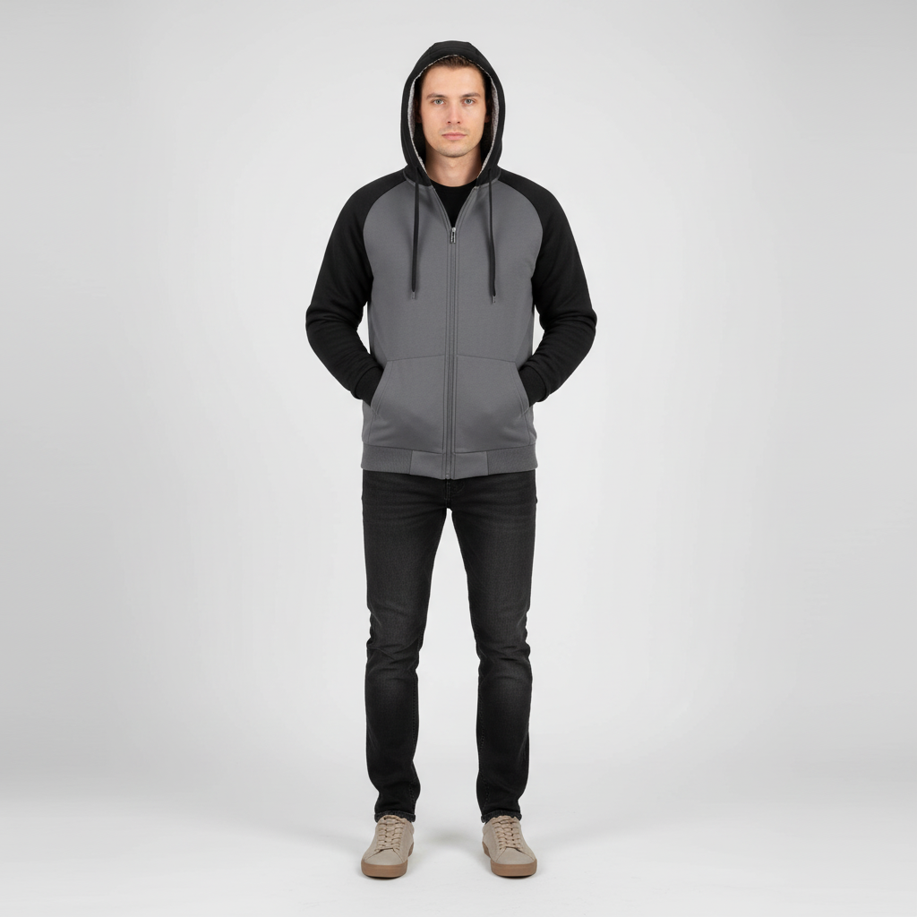 Gevoerd herenhoodie - Moritz 4