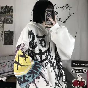 GraphicHoodie: Hoodie Voor Dames 0