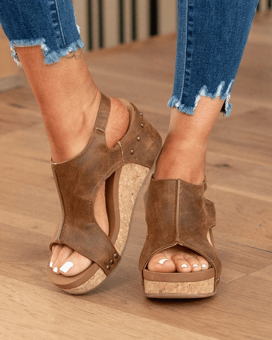 Gwendolien | Comfy Sandalen met middelhoge hak 1