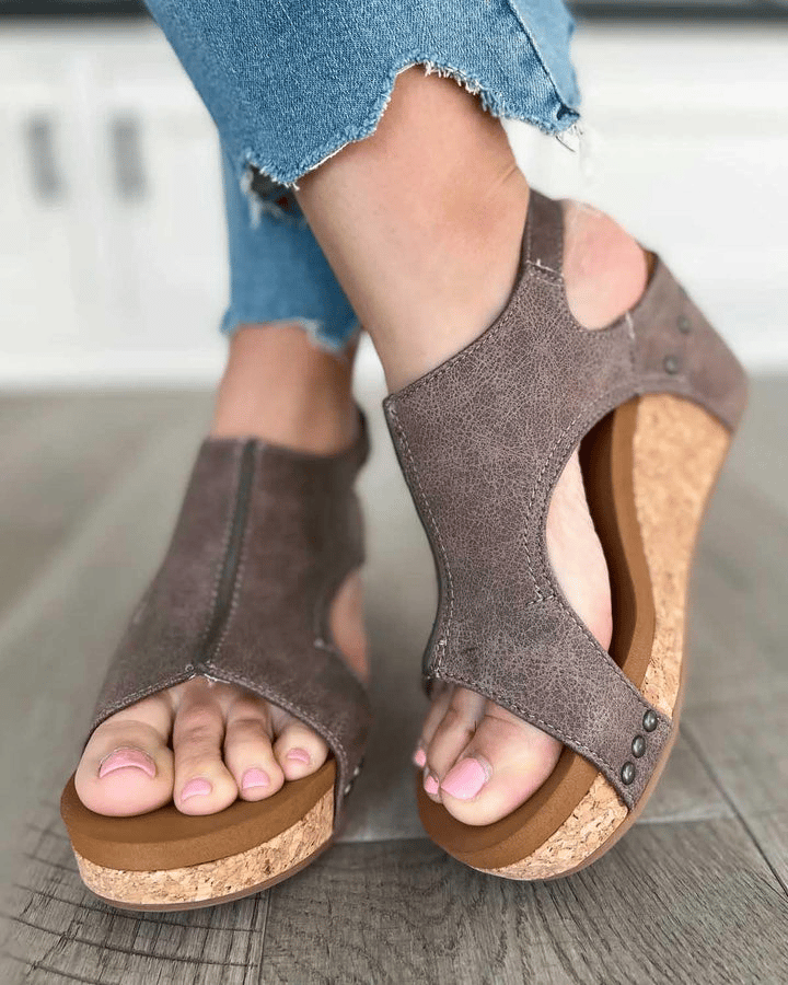 Gwendolien | Comfy Sandalen met middelhoge hak 3