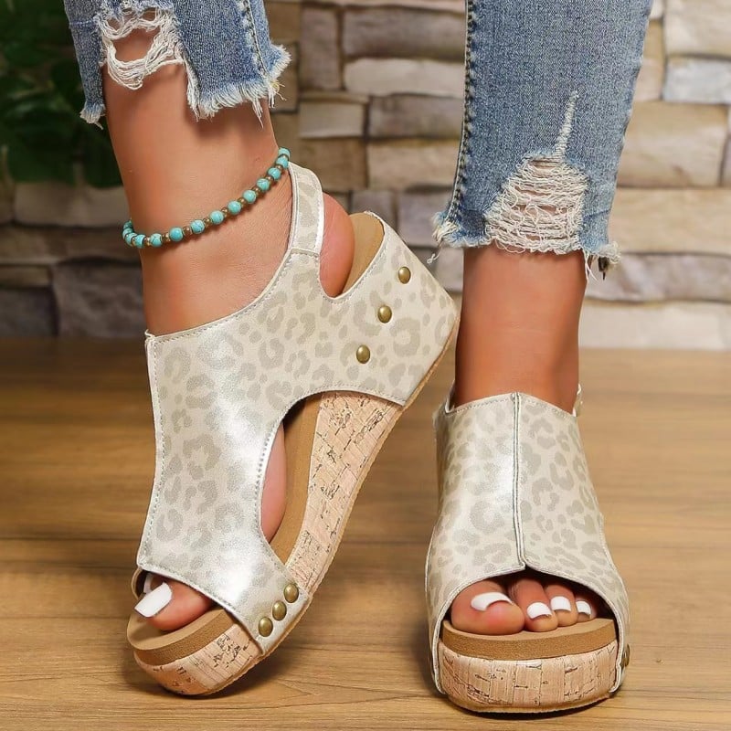 Gwendolien | Comfy Sandalen met middelhoge hak 4