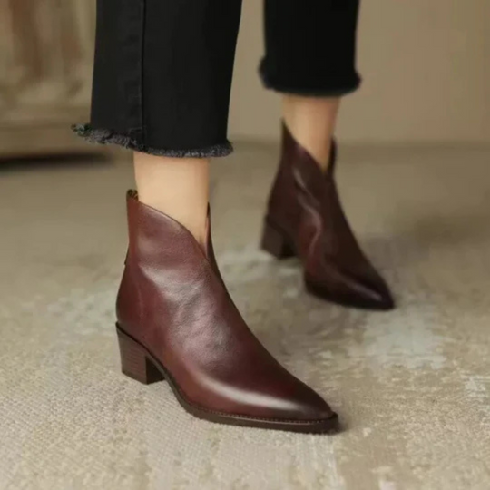 Stiefeletten Damen | Blockabsatz & Rutschfeste Sohle 3