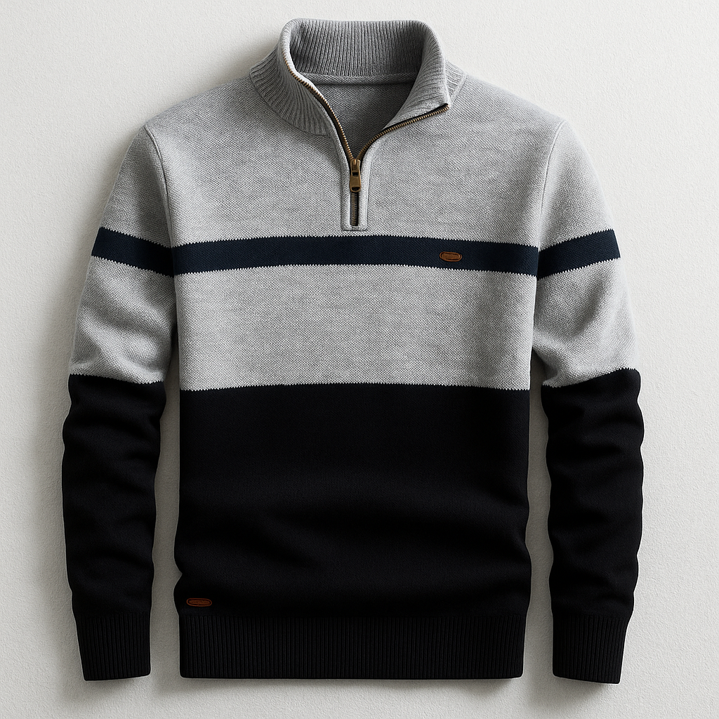 Half-Zip Pullover Herren | Schlank & Wärmend 4